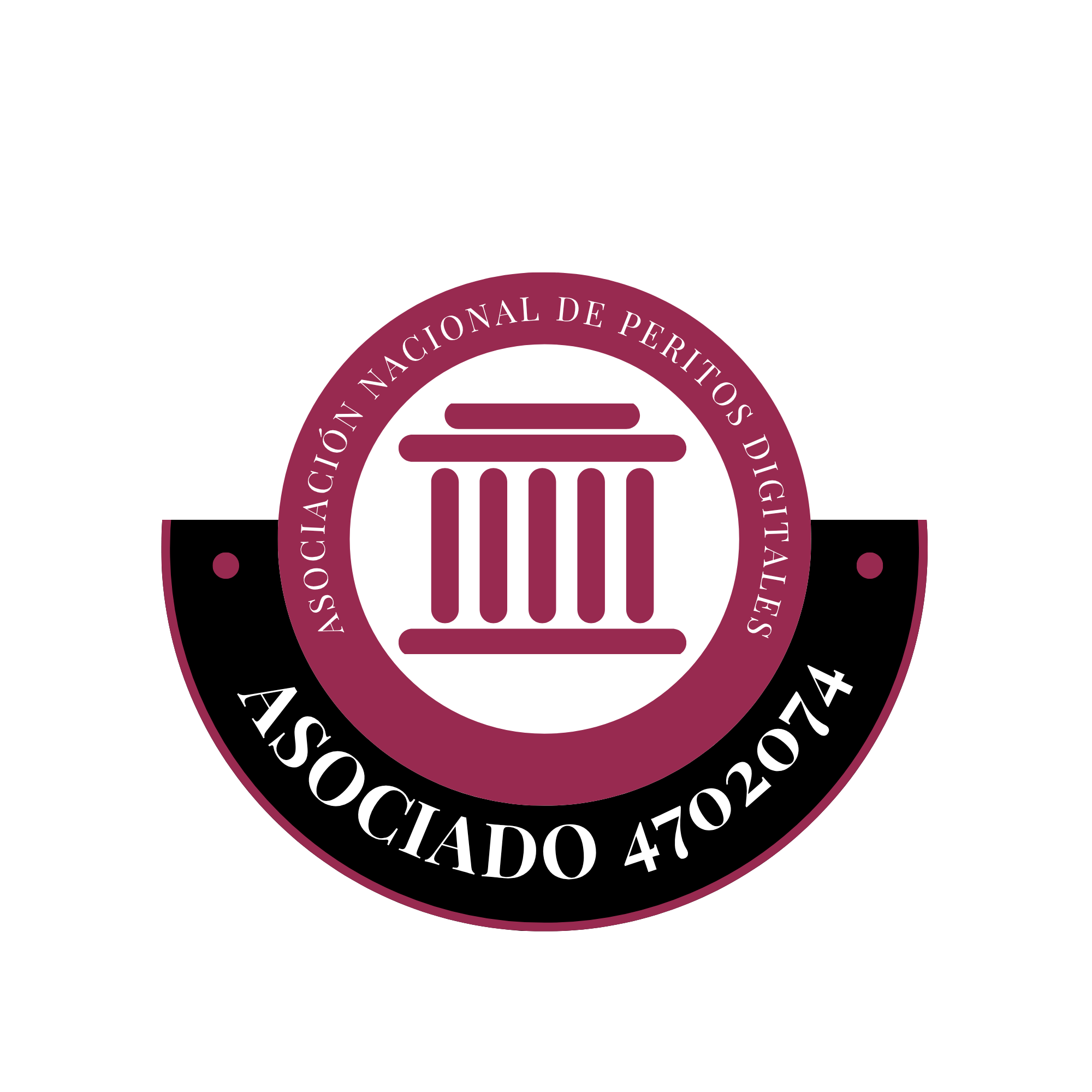 Sello de asociado de la Asociación Nacional de Peritos Digitales (ANPD)